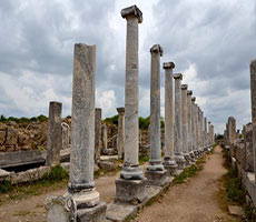 شهر پرگ آنتالیا perge city antalya